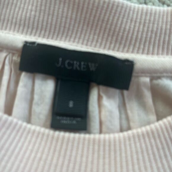 J.Crew Pink Eyelet Sweatshirt Size S - Picture 3 of 3